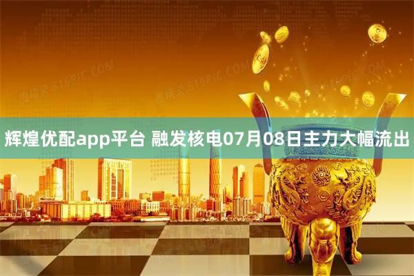 辉煌优配app平台 融发核电07月08日主力大幅流出
